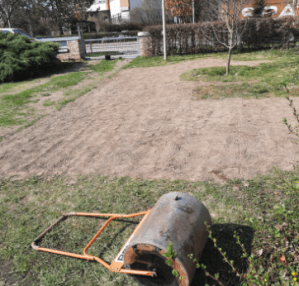 Neuanlage Wildblumenwiese vor der Versöhnungskirche